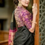 Magamuni Movie Actress Mahima Nambiar Hot Photos In Saree