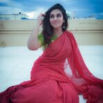 Indhuja Ravichandran New Hot Photoshoot Stills In Saree