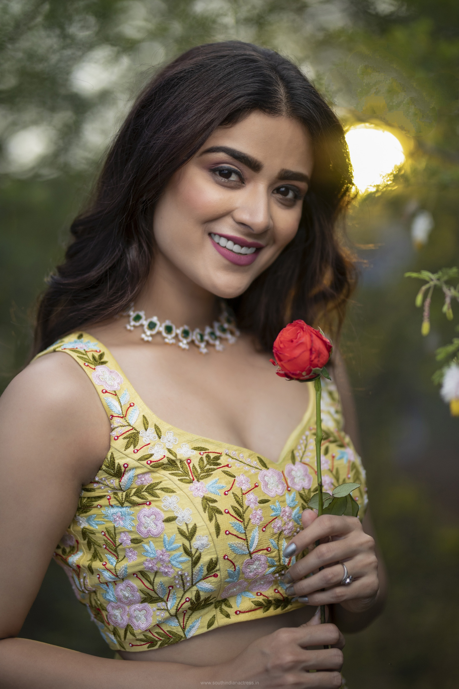 Priyanka Sharma Hot Photos Floral Bloom Lehenga