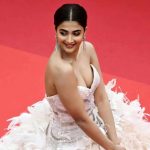 Pooja Hegde Sizzling Hot photos in red carpet at cannes