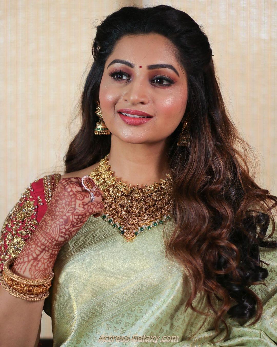 Nakshathra Nagesh Latest Cute And Lovely Photos In Saree